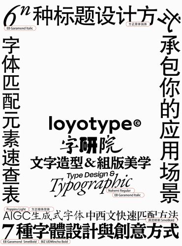 文字造型&组版美学-牛油果与吐司